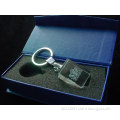 Crystal 3D Laser Key Chain With/without LED Light (OEM-FSKC-003)